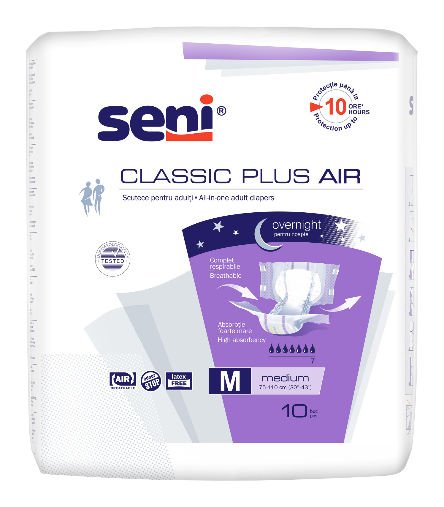 Підгузки для дорослих SENI CLASSIC PLUS AIR medium.(10 шт.)